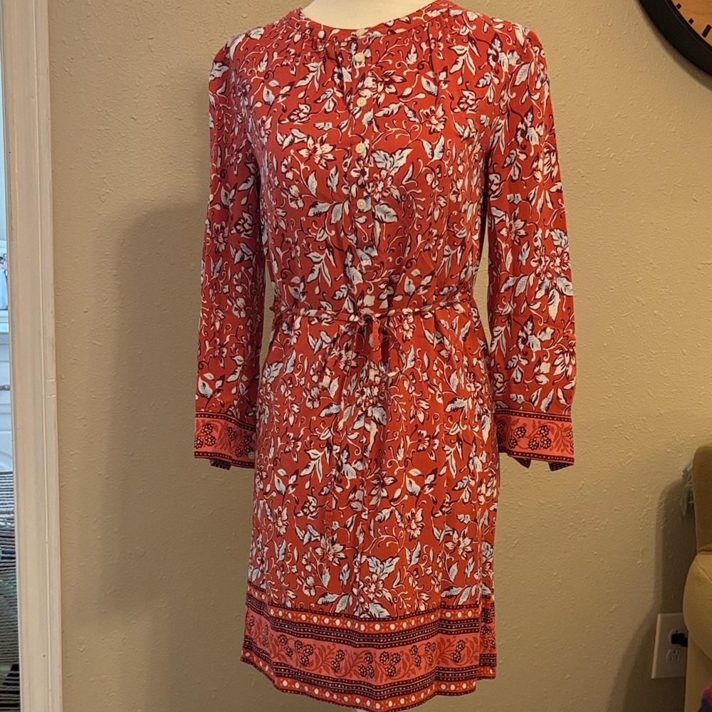 Loft Floral Dress, Size XSP
